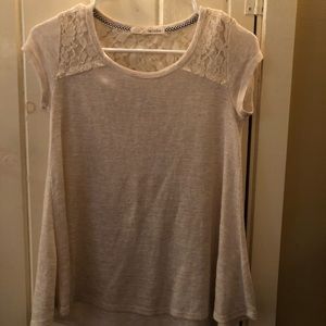 lace top blouse t-shirt